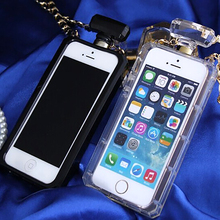 Creatively design transparent Perfume bottle appearance Mobile case phone shell for 5s 6 6splus