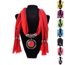 2016 Silk Women Scarf Jewelry Shawls and Scarves Tassels Scarf Necklace Women’s Clothing Accessories Scarves AS047