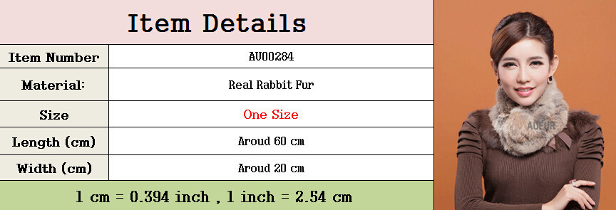 AU00284 SIZE CHART