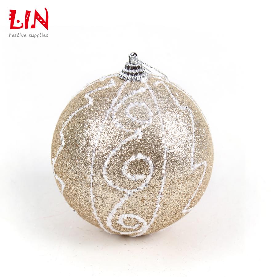 wholesale 10cm hanging christmas glitter foam painted wholesale 10cm hanging christmas glitter foam painted