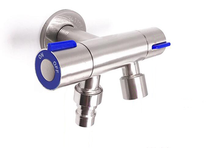 Description Picture 4 of itemstainless steel single inlet double outlet bidet sprayer washing machine angle valve bidet shower jet BD923