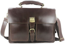 Luxury Genuine Leather Men s Briefcase Leather Business Briefcase 15 laptop Bag Shoulder Bag Men s