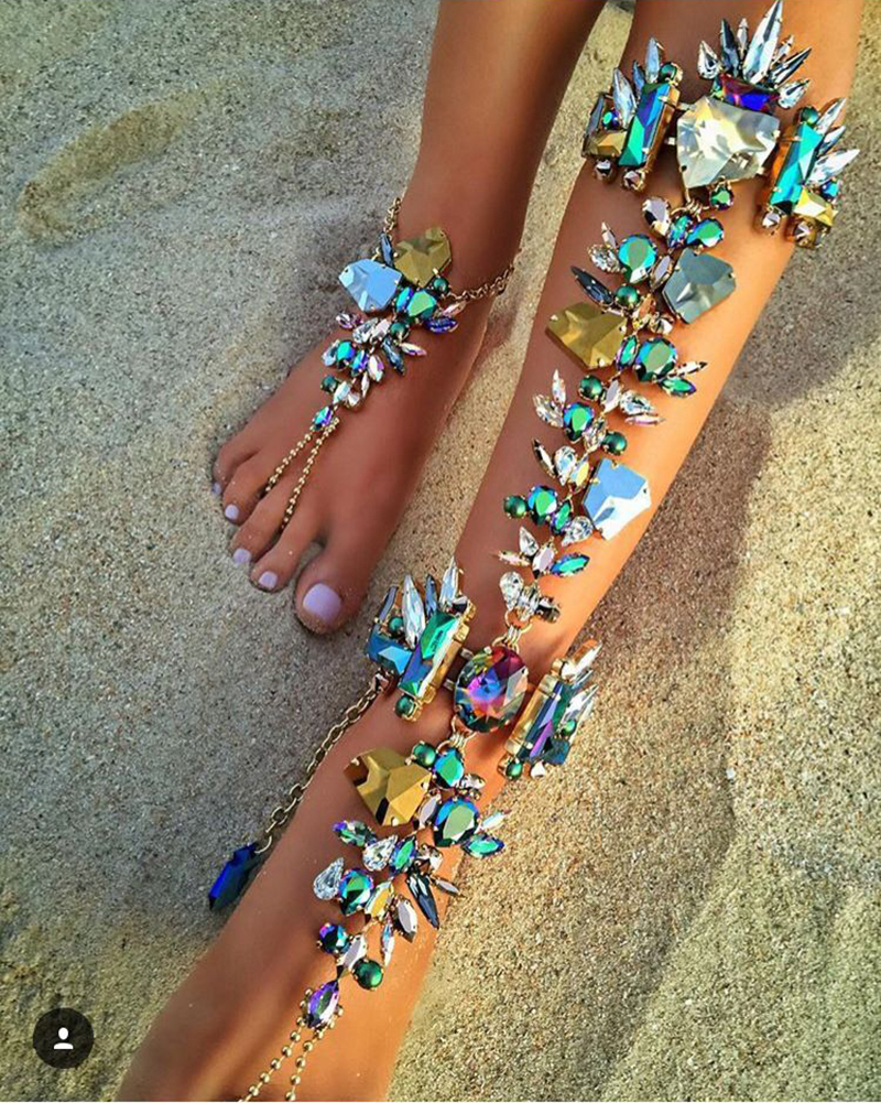 Hot New Fashion 2016 Ankle Bracelet Wedding Barefoot Sandals Beach Foot