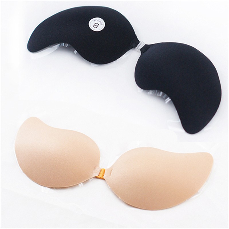 Wholesale Sexy Adhesive Bras Cup Silicone Bra Breast Enhancer Thin For Wedding Dress A/B/C/D