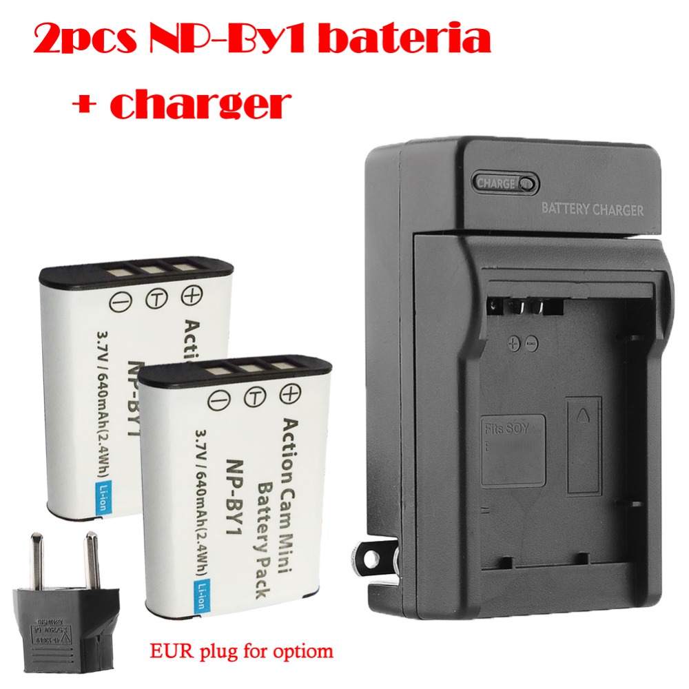  2 . NP-BY1 np by1 +  bateria    Sony Hdr-as100v, Hdr-az1, Az1vr, AZ1VB, AZ1VW.    DV 