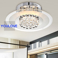 Modern Crystal Ceiling Lights Fixture Home Indoor Lighting Bed Room Dining Room Foyer Round Ceiling Lamps