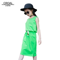 CROAL CHERIE 110 160cm 2pcs Kids Girls Clothes Sets Skirt T shirt Fashion Tiger Children s