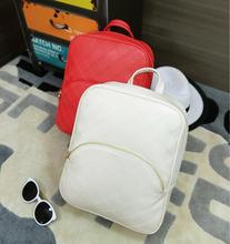 New fashion quality pu leather women bag female Quilted shoulder bag casual and simple indentation large capacity backpack