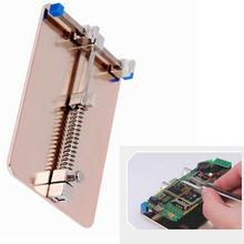 2016 New Hot Stainless Steel Mobile Phone Pcb Fixtures Repairing Circuit Boards Holder Gold high quality