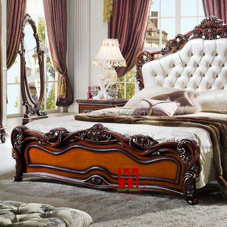 -carving-wood-bed-hot-sale-classical-European-style-King-size-bed ...