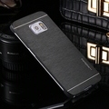 Brushed Aluminum Metal Armor Case for Samsung Galaxy S6 edge S6edge G9250 G925 G925F Brush Hard