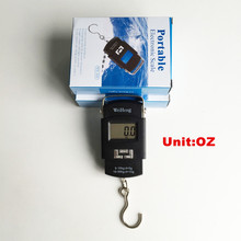 Pocket Electronic Portable Digital Scale 15g * 50kg Hanging Scales Luggage Weight scale Balance scales Steelyard Black