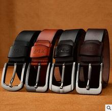Men belt tide male leisure needle belt buckle Men’s belt high imitation retro head layer leather belt