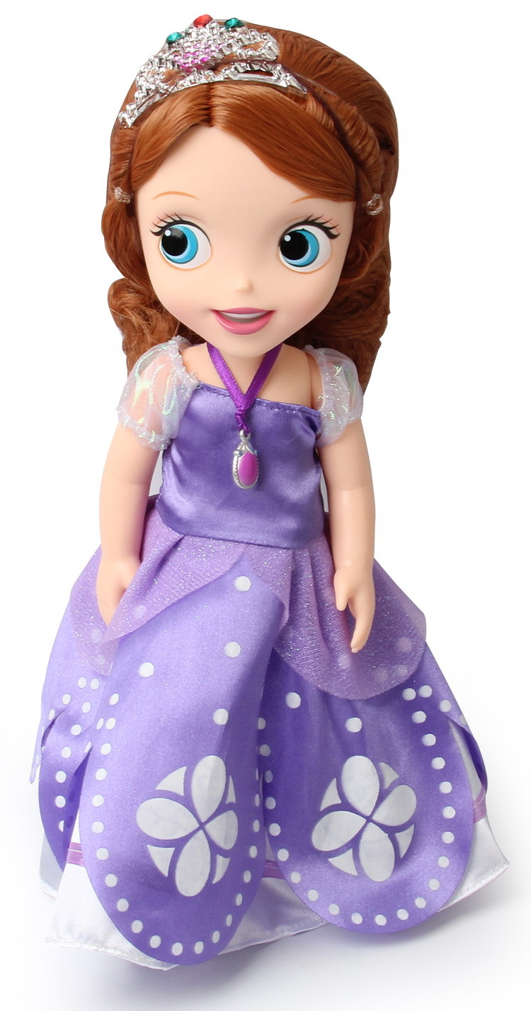 Hotsell new year 12 inch cute high quality crown the first boneca princess sofia doll toys for girl christmas gift - Hotsell-new-year-12-inch-cute-high-quality-crown-the-first-boneca-font-b-princess-b