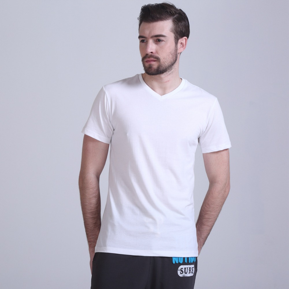 Short Sleeve cotton t shirt men 2015 Famous Brand Design summer mens t shirts fashion brand