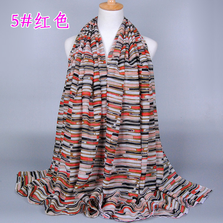 Free shipping Lady Women Neck Warm font b Tartan b font Grid Pashminas Reversible Viscose Muslim