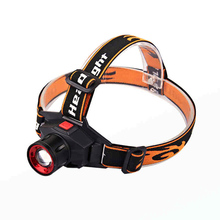 LED Headlamp Cree Q5 Waterproof 1000lm Built in Lithium Battery Rechargeable Head lamps 3 Modes Zoomable