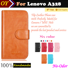 Lenovo A328 Case 6 Colors Top Dedicated Customize Flip Crazy Horse Leather Anti slid Smartphone Cover