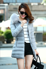 2016 winter women thicken down coat warm long fur coat slim down cotton padded women parka coat women down jackets XL-5XL
