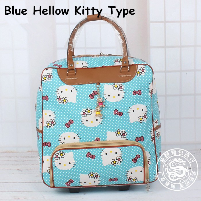 Hello Kitty Cute 16" Style Travel Suitcase Duffel Luggage on Wheel
