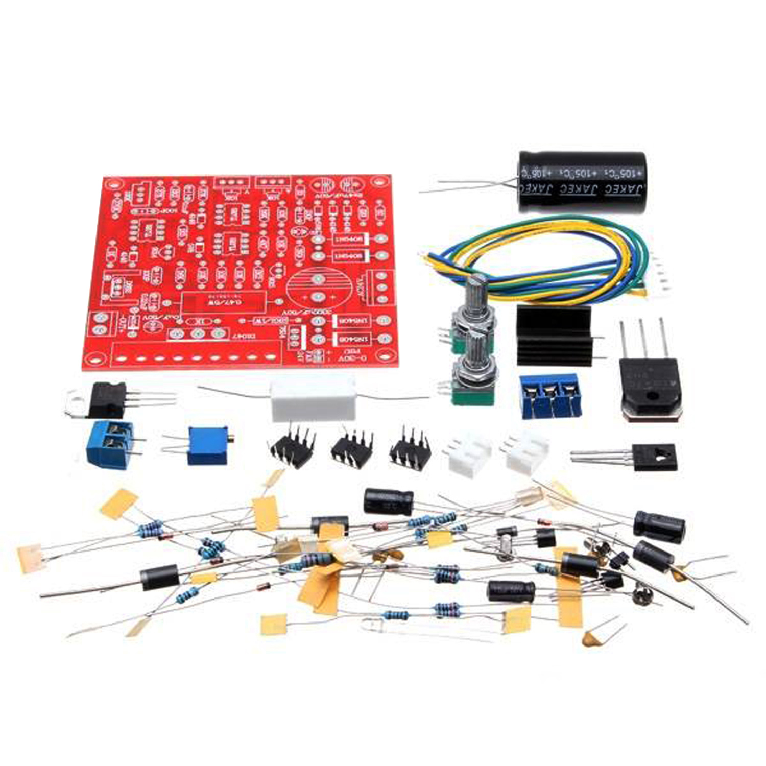 0-30 в ма-3а регулируемый dc регулируемый блок питания diy kit схема 0-30 в ма-3а регулируемый dc регулируемый блок питания diy kit схема