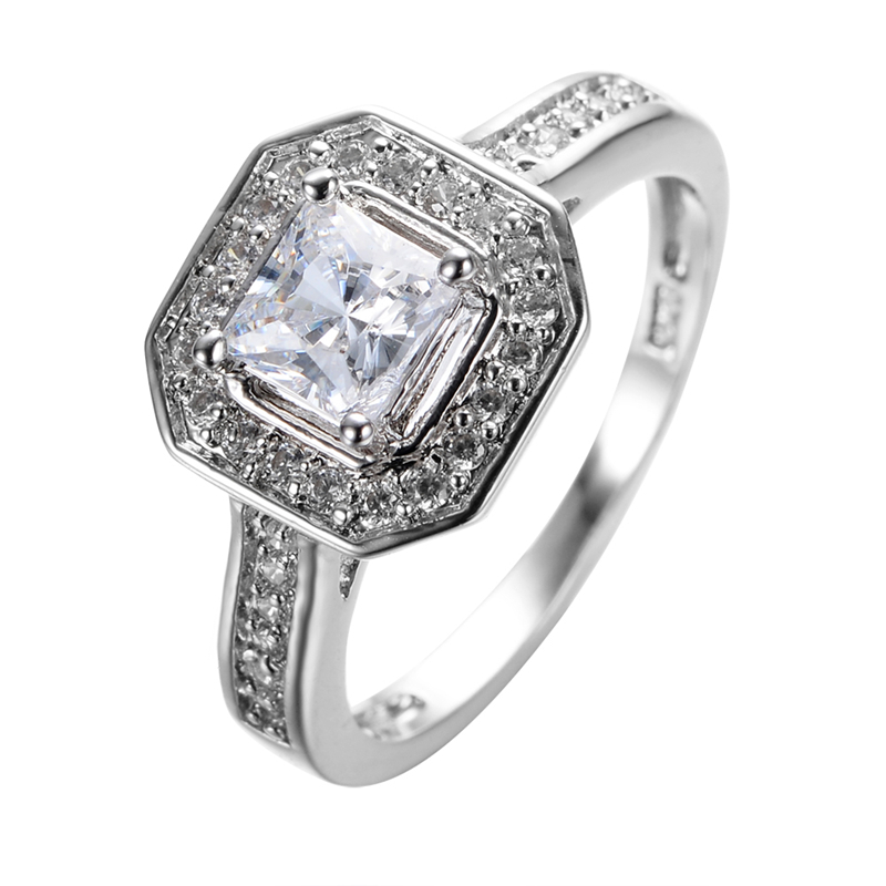 Sterling silver engagement ring mountings