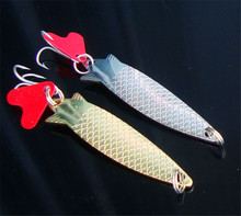 Long Shot Fishing Lure Shine Metal Alloy Peche 7g Hard Lure With Sound Slice Wobbler Carp Fishing Tackle Spinner Gear Bait