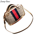 New Arrival Boston Shape Women s Handbag European and American Style Shoulder Bag Canvas Crossbody Bag