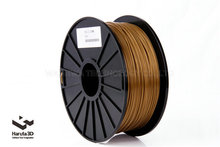 High Quality Metalic Gold color 3d printer filament PLA ABS 1 75mm 1kg spool for Makerbot