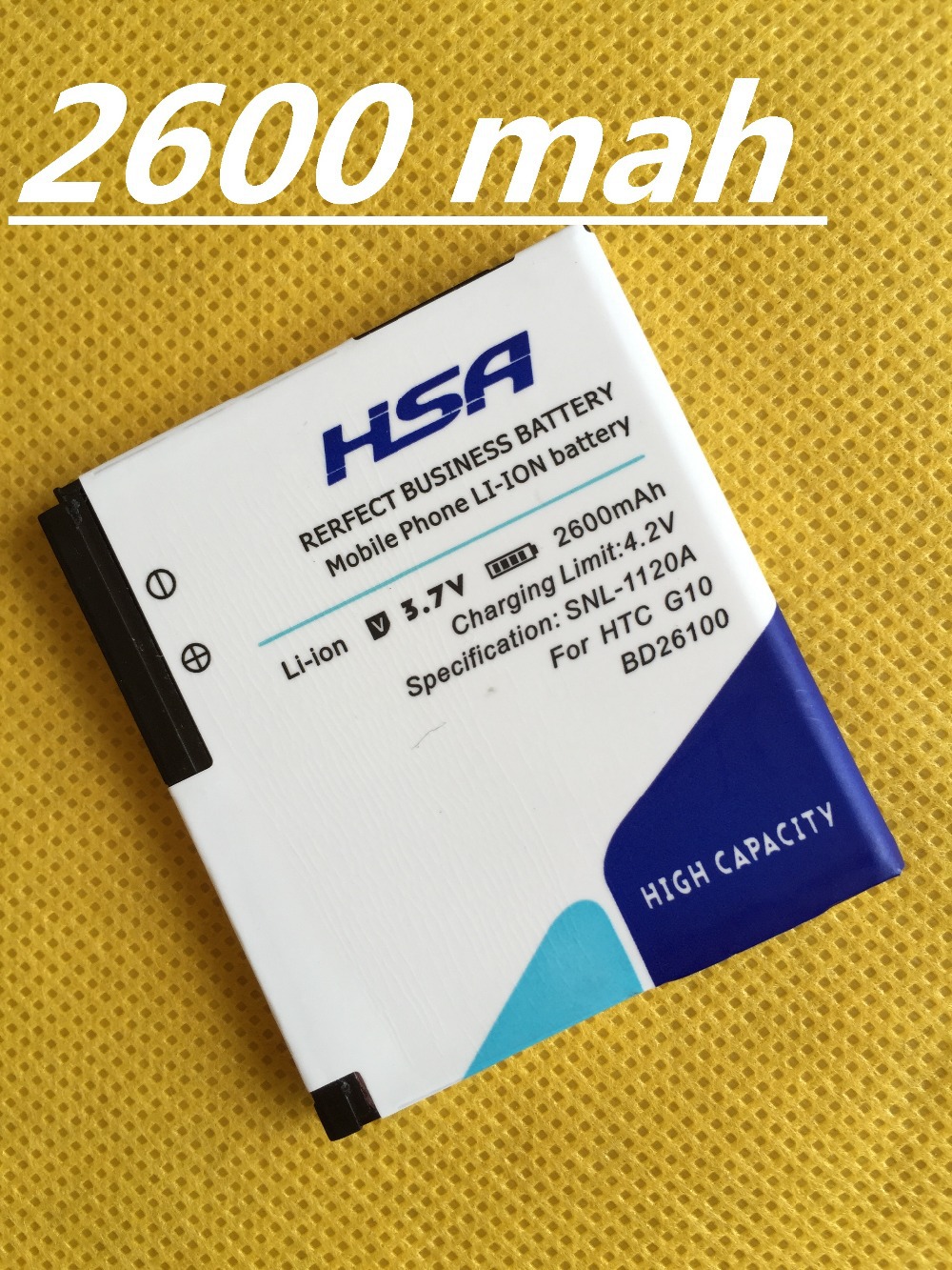 2600      Batterij Bateria   HTC Desire HD G10 A9191