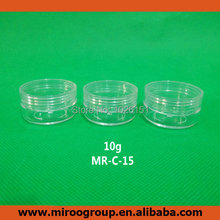 Fedex Free Shipping 94pcs DIY 10g cream jar, cosmetic container, plastic jar display bottle, 10g sample jar, cosmetic packaging