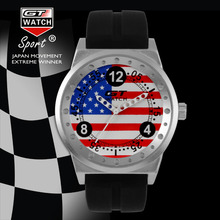 GT WATCH UAS F1 Racing Champion Sport Men’s Military Wristwatch American Women Fashion Silicone Strap Quartz Casual Watch