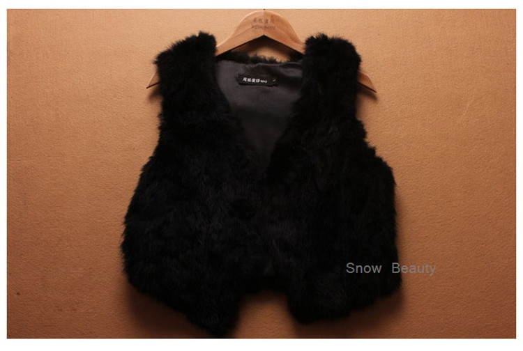 real rabbit fur vest for lady (1)