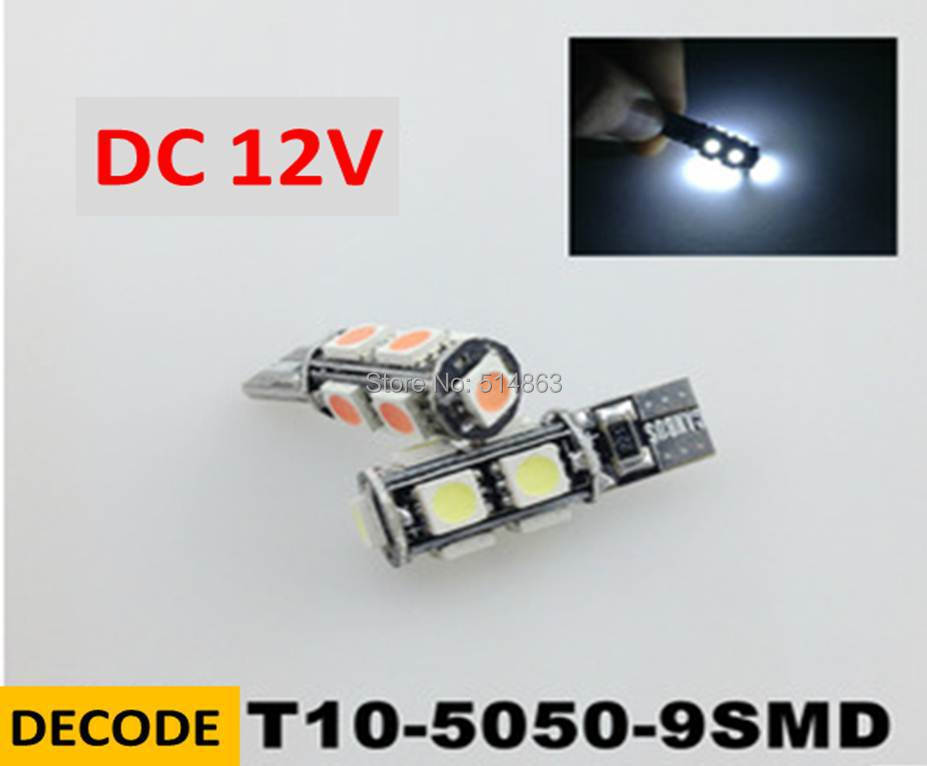 2 ./ T10-5050-9SMD  CANbus   w5w      