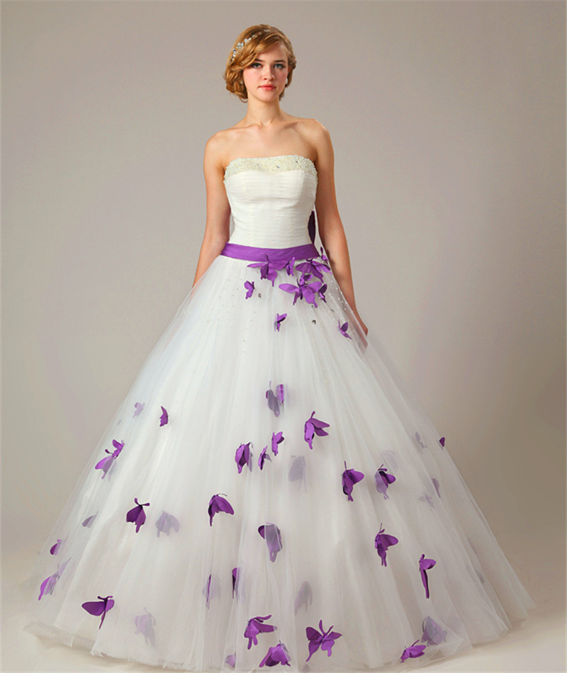 Butterfly wedding dress