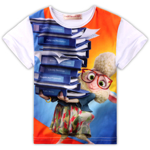 Zootopia cartoon t-shirt boys clothes summer 2016 newest boy t shirt clothing for children girls tops casual fashion kids tees