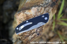 Shirogorov Tabargan95 Tactical folding knife D2 blade black G10 handle Axis system camping hunting survival Knives