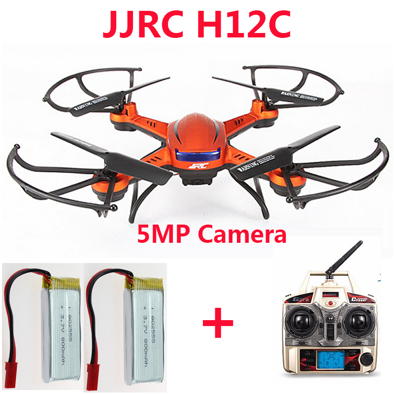 Get an extra battery Original JJRC H12C Drone 6 Axis 4CH Headless Mode One Key Return RC Quadcopter with 5MP Camera