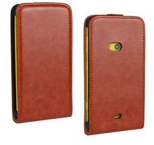 Crazy Horse Leather Vertical Flip Magnet Cover Cell Phones Bag Case Accessories For Nokia Lumia 625