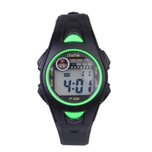New Arrival Children Girls Boys Watch Digital Display Alarm Sports Wrist Watch Electronic Rubber 5 Colors Kids Watch