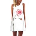 Summer Boho Sexy Women Sleeveless Party Evening Beach Short Mini Dress