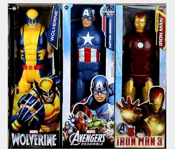 8 компл Новый 12 30 СМ Super Hero Человек Паук и Супермен и Капитан и X