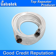 N male to N male 10 Meters Black 50ohm 50-5 Coaxial Cable for Connecting Cell Phone Repeater to Antenna