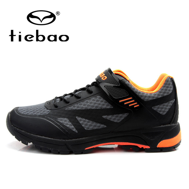 Фотография TIEBAO Professional Leisure Cycling Bicycle Shoes Men Women Rubber Soles Self-locking Sports Shoes MTB Road Bike Shoes Sneakers