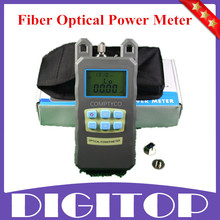 Mejor fibra medidor de potencia óptica 10 KM localizador Visual ( 10 mw Fiber Optic Cable Tester Meter 15 KM ) + cuchilla de la fibra FC-6S