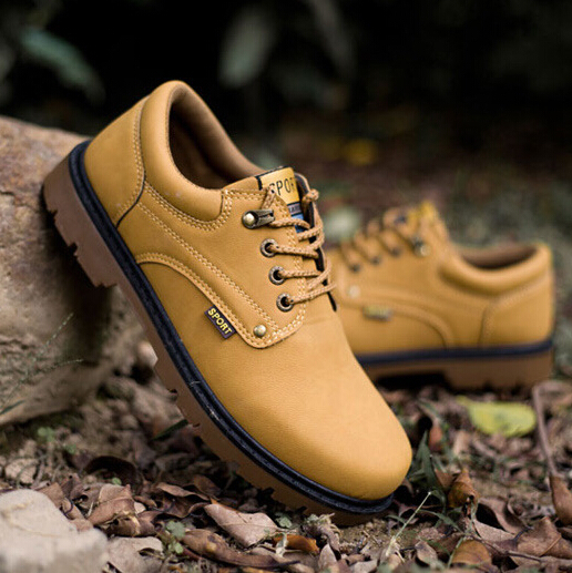 2015 autumn Winter Men s ankle boots martin boots desert outdoor Men Boots male climbing shoes