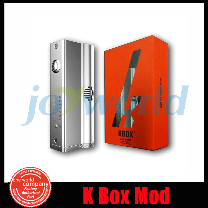 5 10pcslot Black Kanger Kbox Mod 40w Fit For Kanger Subtank Aspire Atlantis E Cig Variable Wattage Electronic Cigarette Kbox Mod