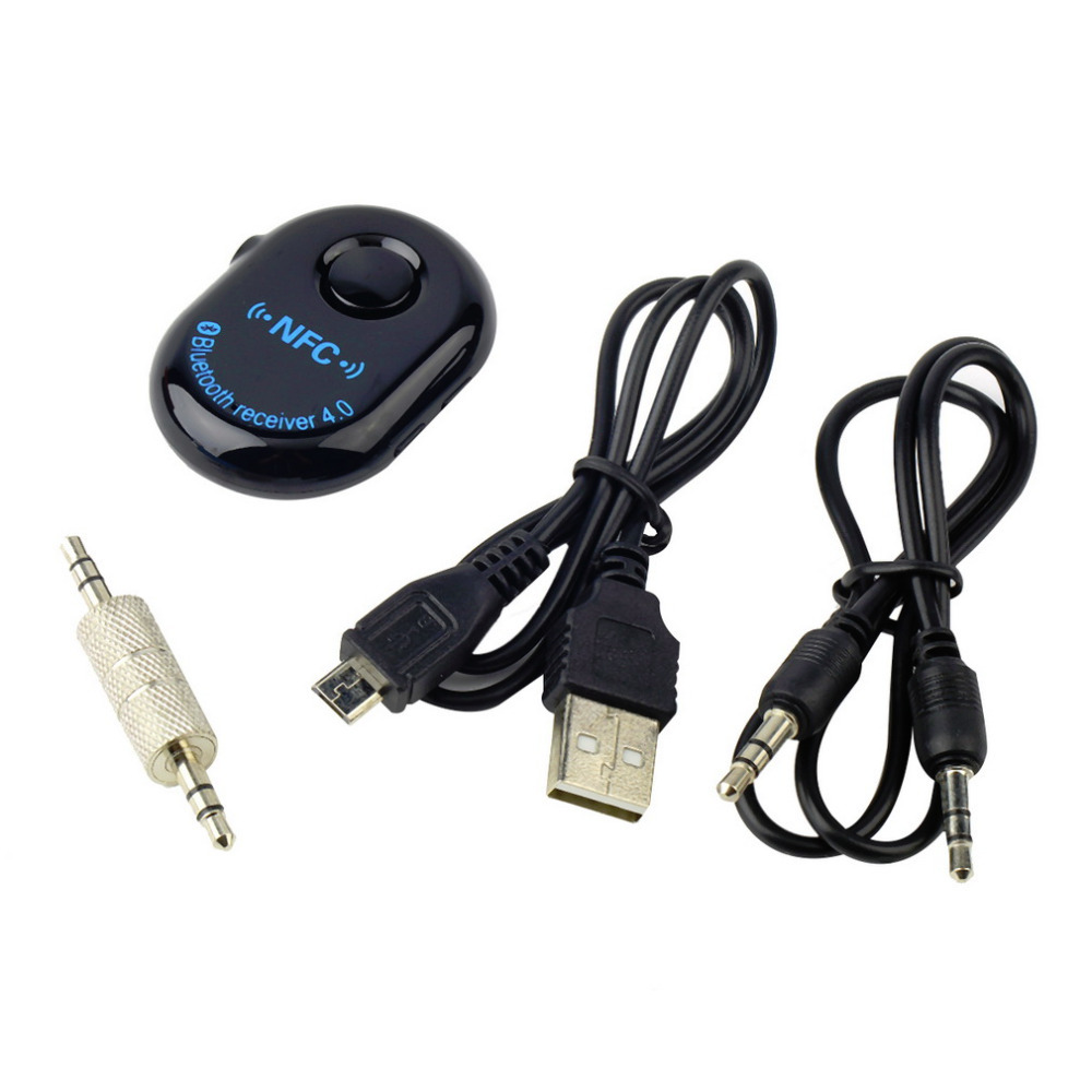 1pcs Professional Car Wireless Bluetooth 4.0 3.5mm Stereo Audio Music Receiver Adapter