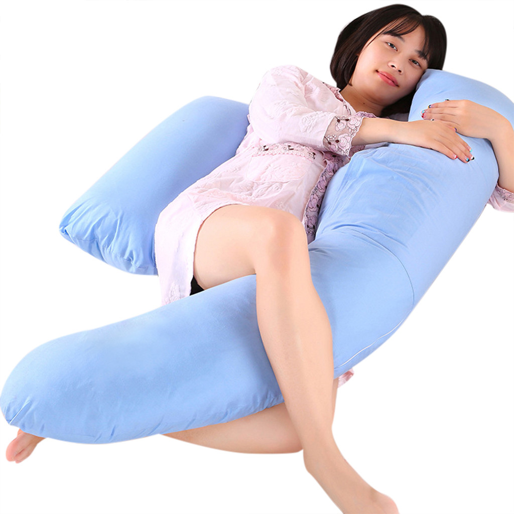 Pregnancy Pillow Maternity Belly Contoured Body Moon Shape Extra