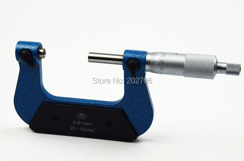 Description Picture 5 of item0-25mm 25-50mm 50-75mm 75-100mm Screw Thread Micrometers  thread micrometer caliper including measuring anvils